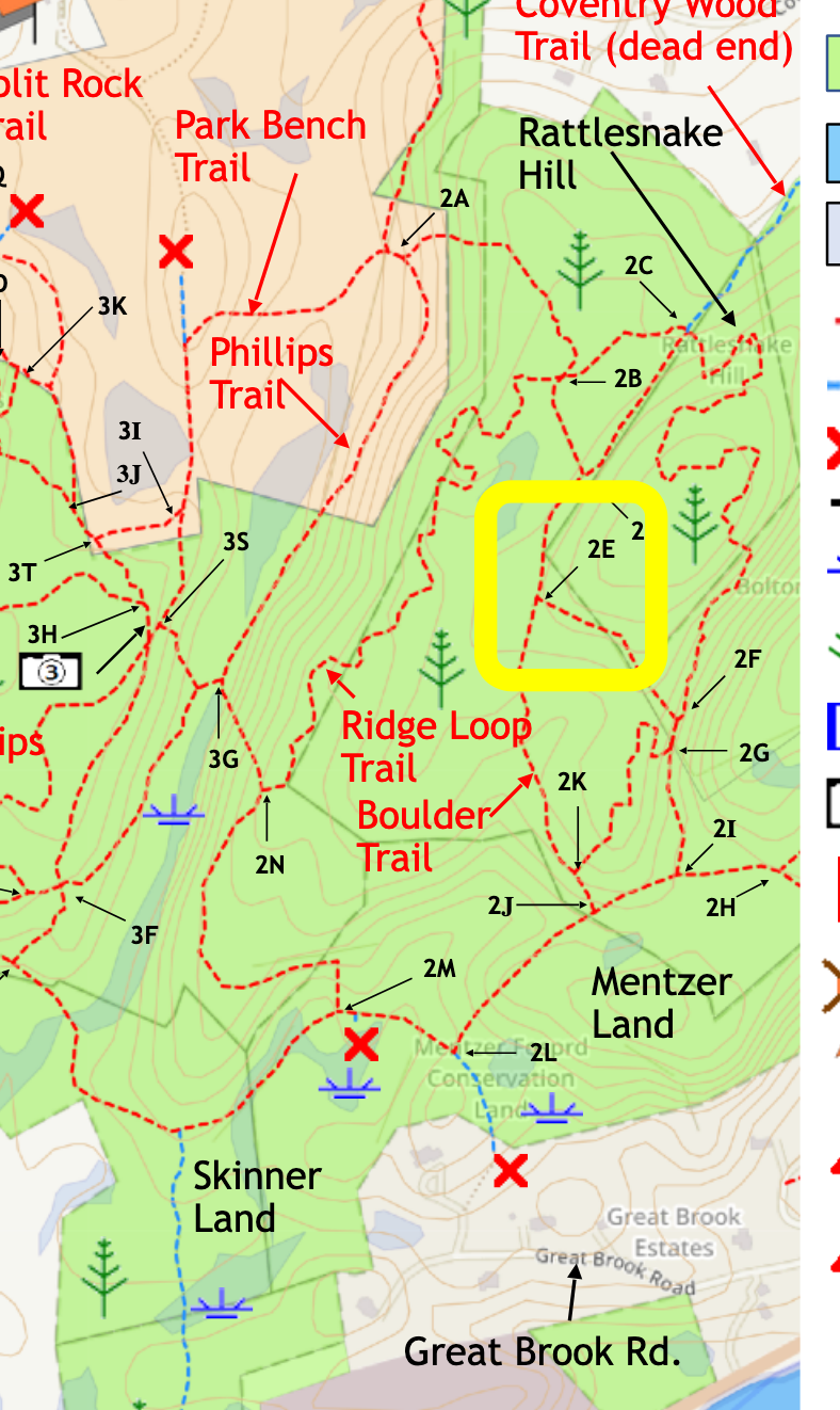 Another oak down at Rattlesnake Bolton Trails